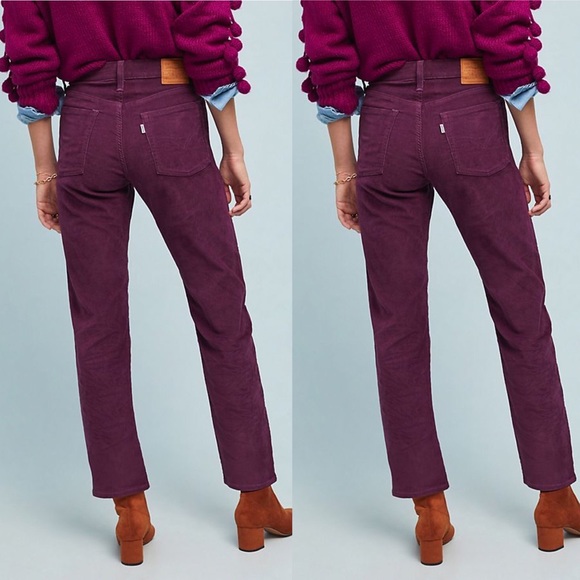 ☮️ High Rise Corduroy Vintage Wedgie Fit Levi’s - Picture 2 of 8